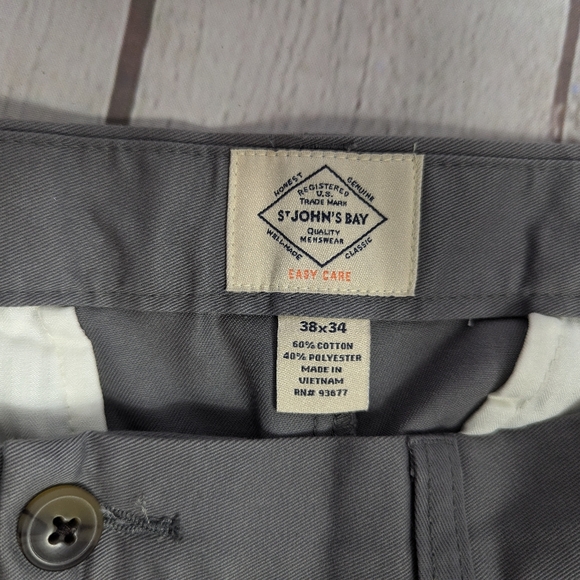 Men's Grey Dress Pants 38x34 - Picture 9 of 9